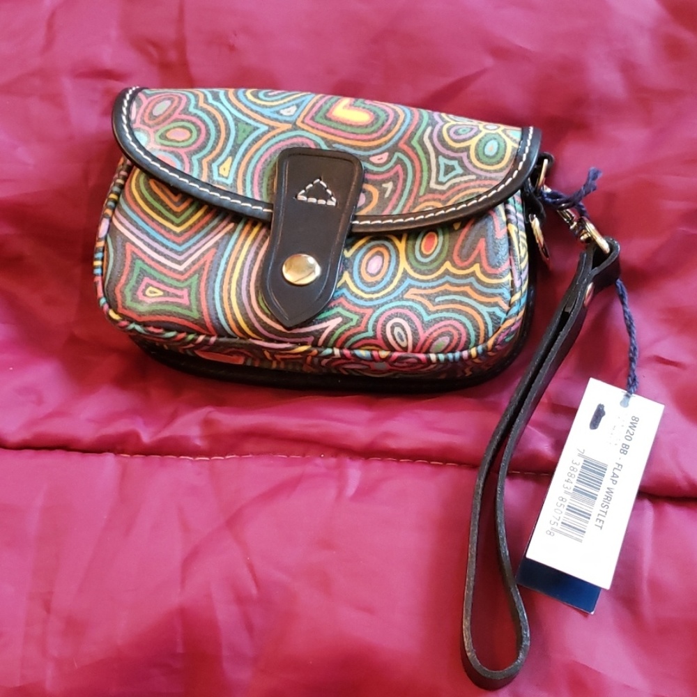 Dooney and Bourke NWT Flap Wristlet